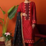 Orient 3 Piece - Maroon